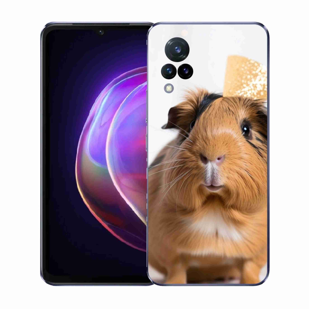 Gelový kryt mmCase na Vivo V21 4G/5G - hnědé morče