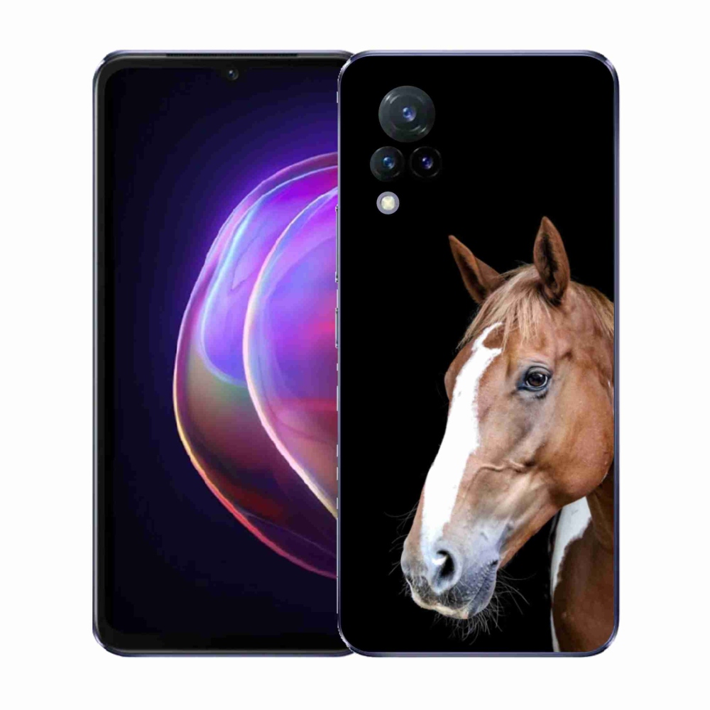 Gelový kryt mmCase na Vivo V21 4G/5G - hnědý kůň 3