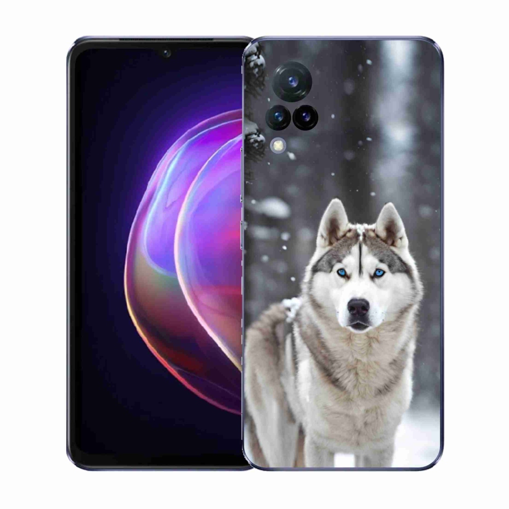 Gelový kryt mmCase na Vivo V21 4G/5G - husky 2