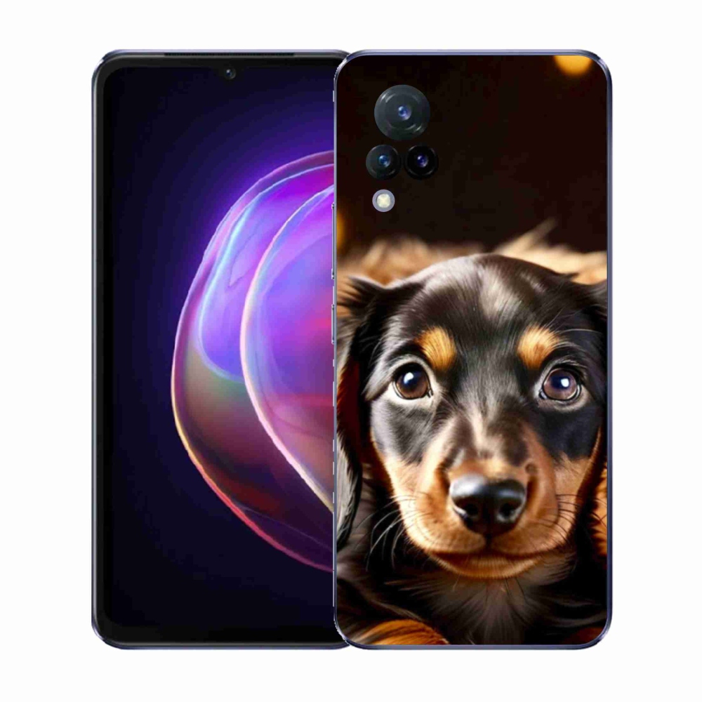 Gelový kryt mmCase na Vivo V21 4G/5G - jezevčík