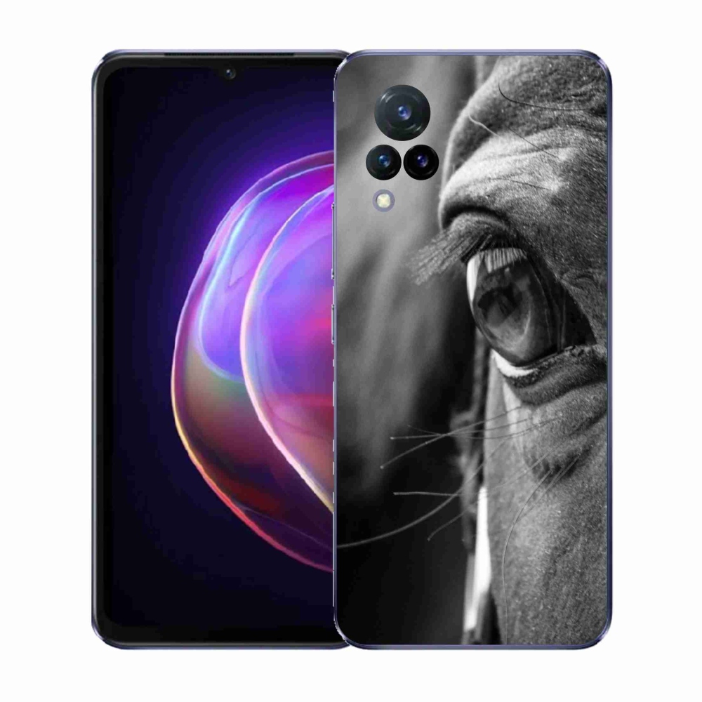 Gelový kryt mmCase na Vivo V21 4G/5G - koňský pohled