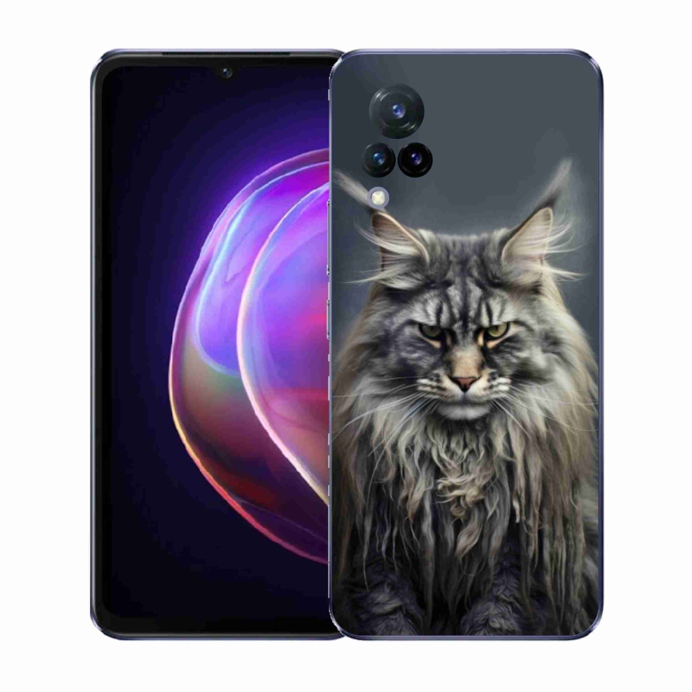 Gelový kryt mmCase na Vivo V21 4G/5G - kočíčí pohled 4