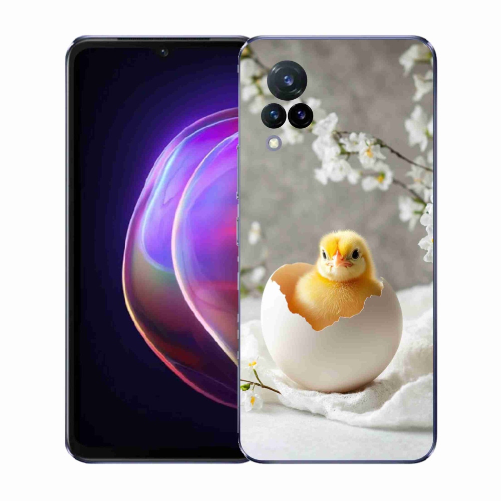 Gelový kryt mmCase na Vivo V21 4G/5G - kuřátko