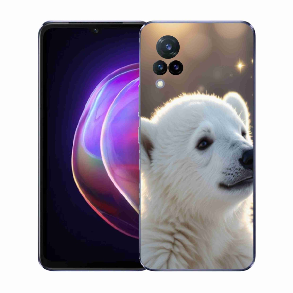 Gelový kryt mmCase na Vivo V21 4G/5G - lední medvěd