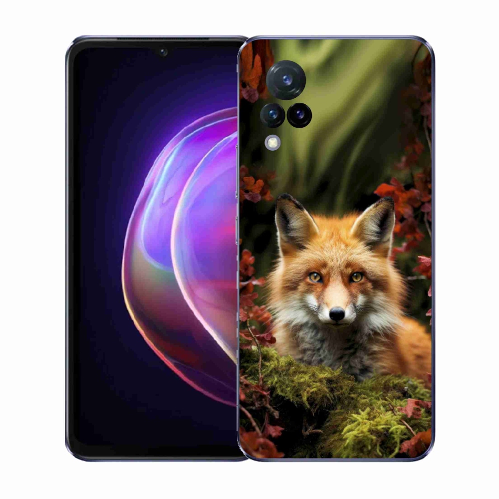 Gelový kryt mmCase na Vivo V21 4G/5G - liška v lese