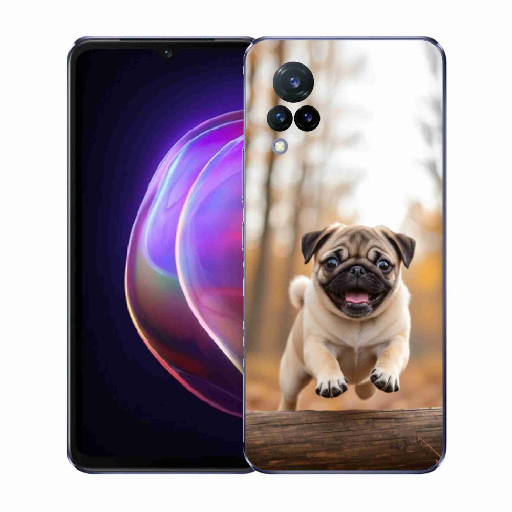 Gelový kryt mmCase na Vivo V21 4G/5G - mops 2