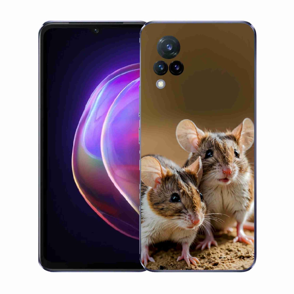Gelový kryt mmCase na Vivo V21 4G/5G - myší duo