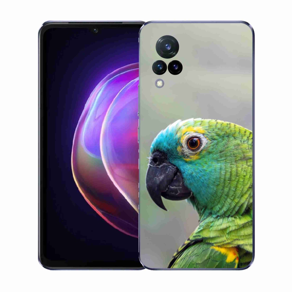Gelový kryt mmCase na Vivo V21 4G/5G - papoušek amazoňan