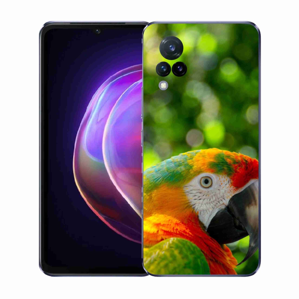 Gelový kryt mmCase na Vivo V21 4G/5G - papoušek ara 3