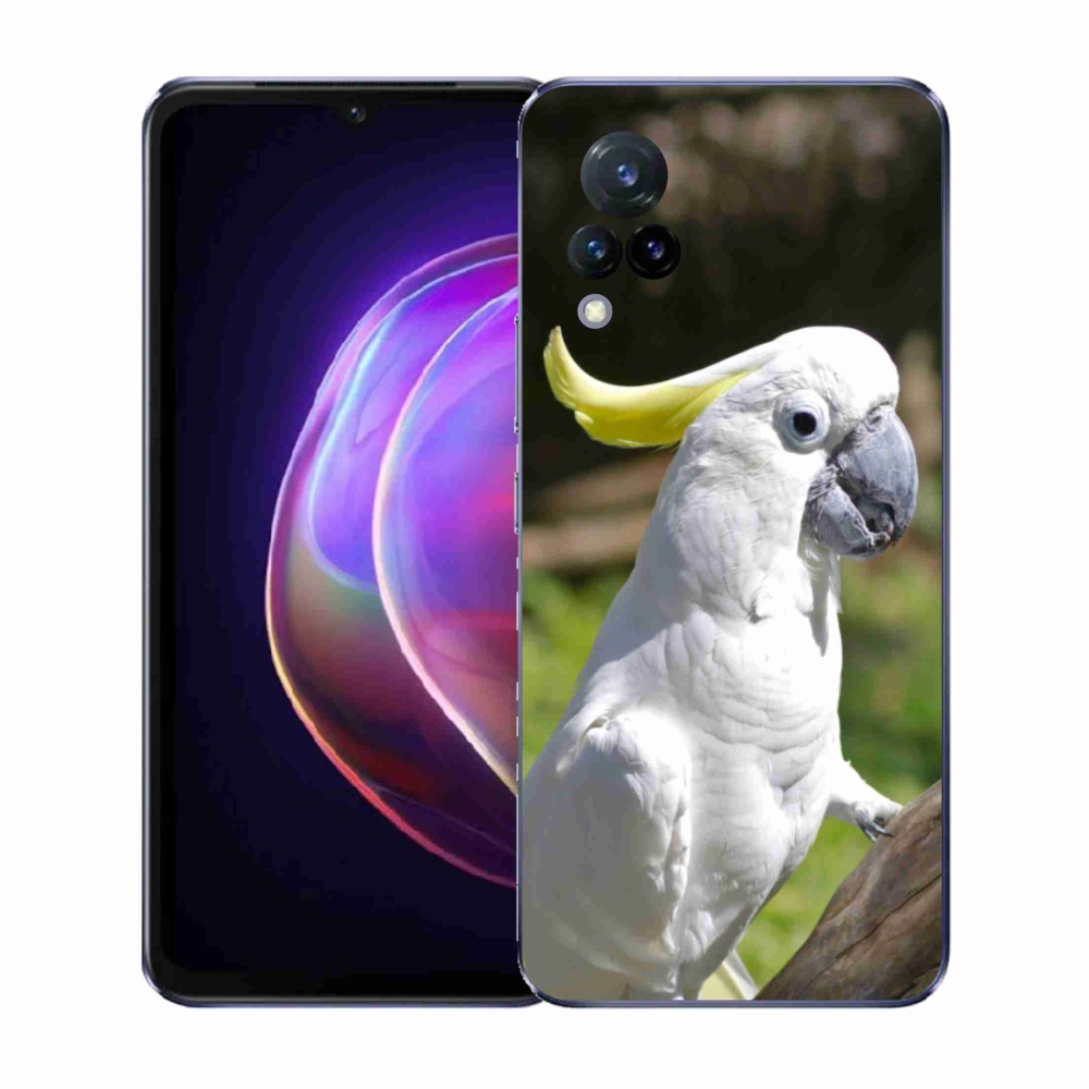 Gelový kryt mmCase na Vivo V21 4G/5G - papoušek kakadu 2