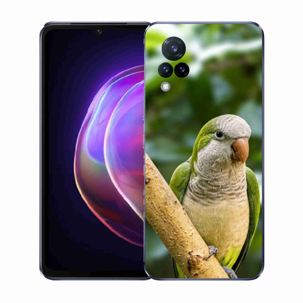 Gelový kryt mmCase na Vivo V21 4G/5G - papoušek mníšek