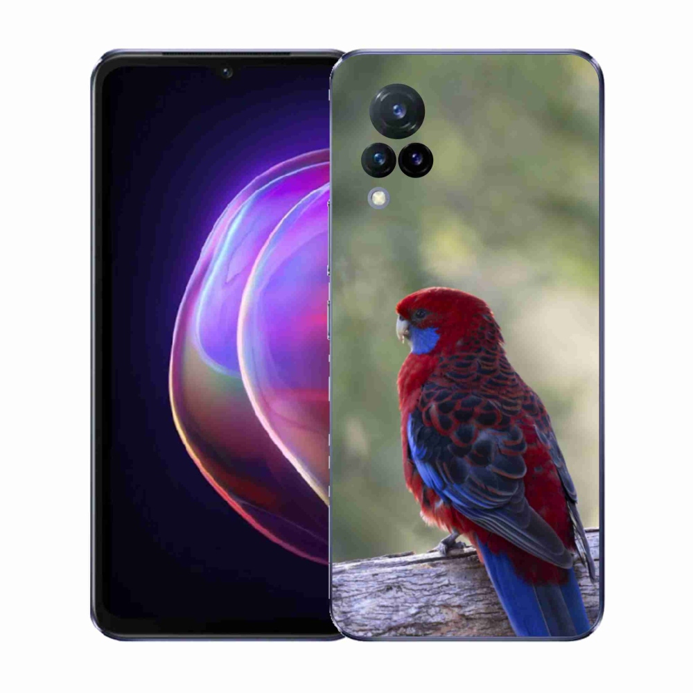 Gelový kryt mmCase na Vivo V21 4G/5G - papoušek rosela