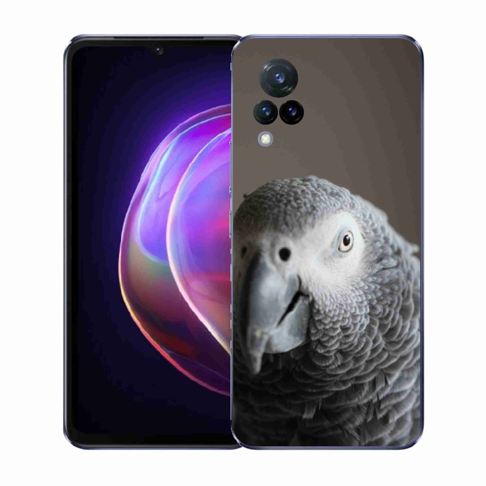 Gelový kryt mmCase na Vivo V21 4G/5G - papoušek žako 2