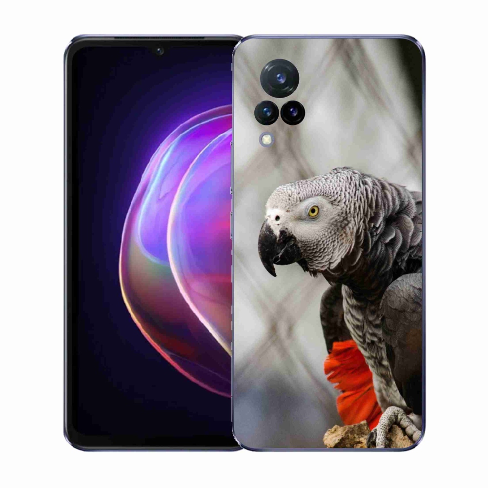 Gelový kryt mmCase na Vivo V21 4G/5G - papoušek žako 3