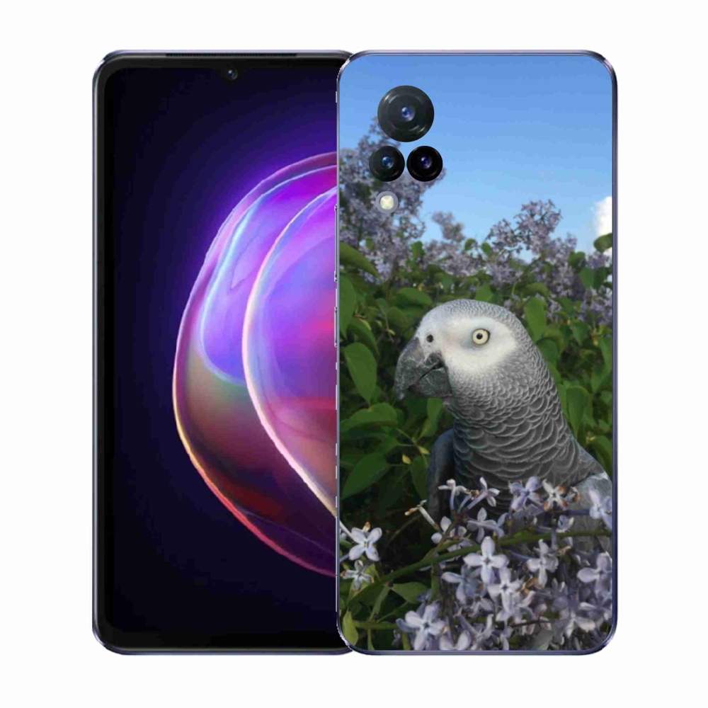 Gelový kryt mmCase na Vivo V21 4G/5G - papoušek žako