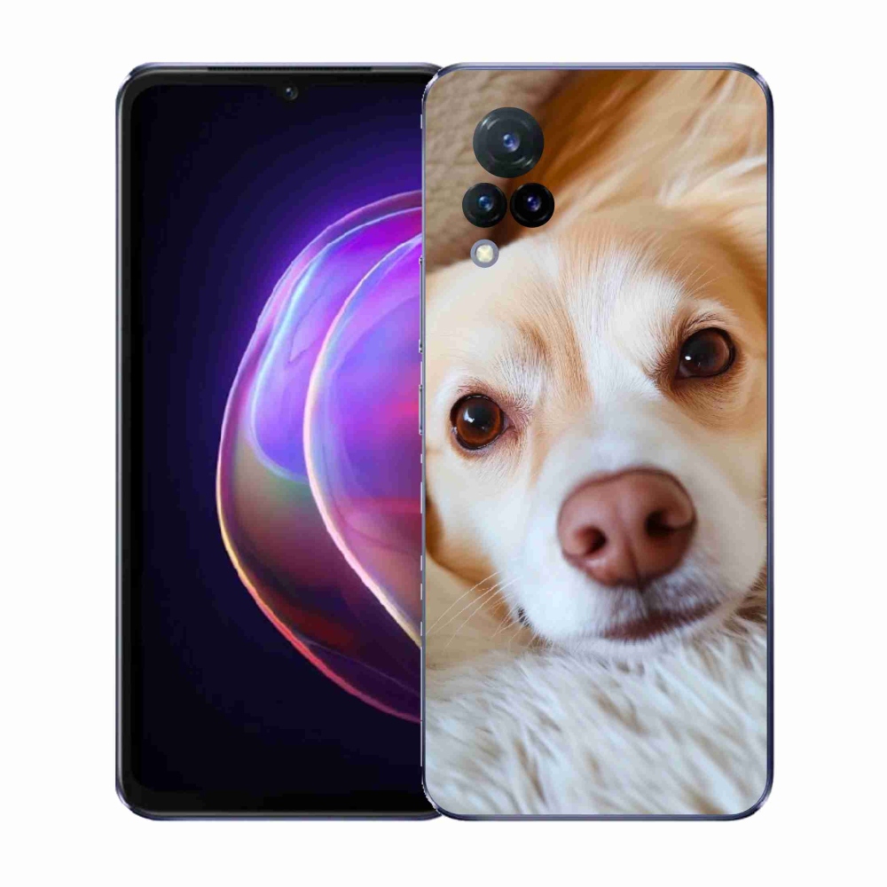 Gelový kryt mmCase na Vivo V21 4G/5G - Roztomilá čivava