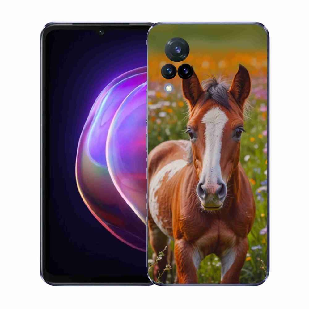 Gelový kryt mmCase na Vivo V21 4G/5G - roztomilé hříbě