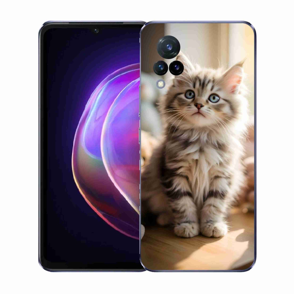 Gelový kryt mmCase na Vivo V21 4G/5G - roztomilé kotě 10