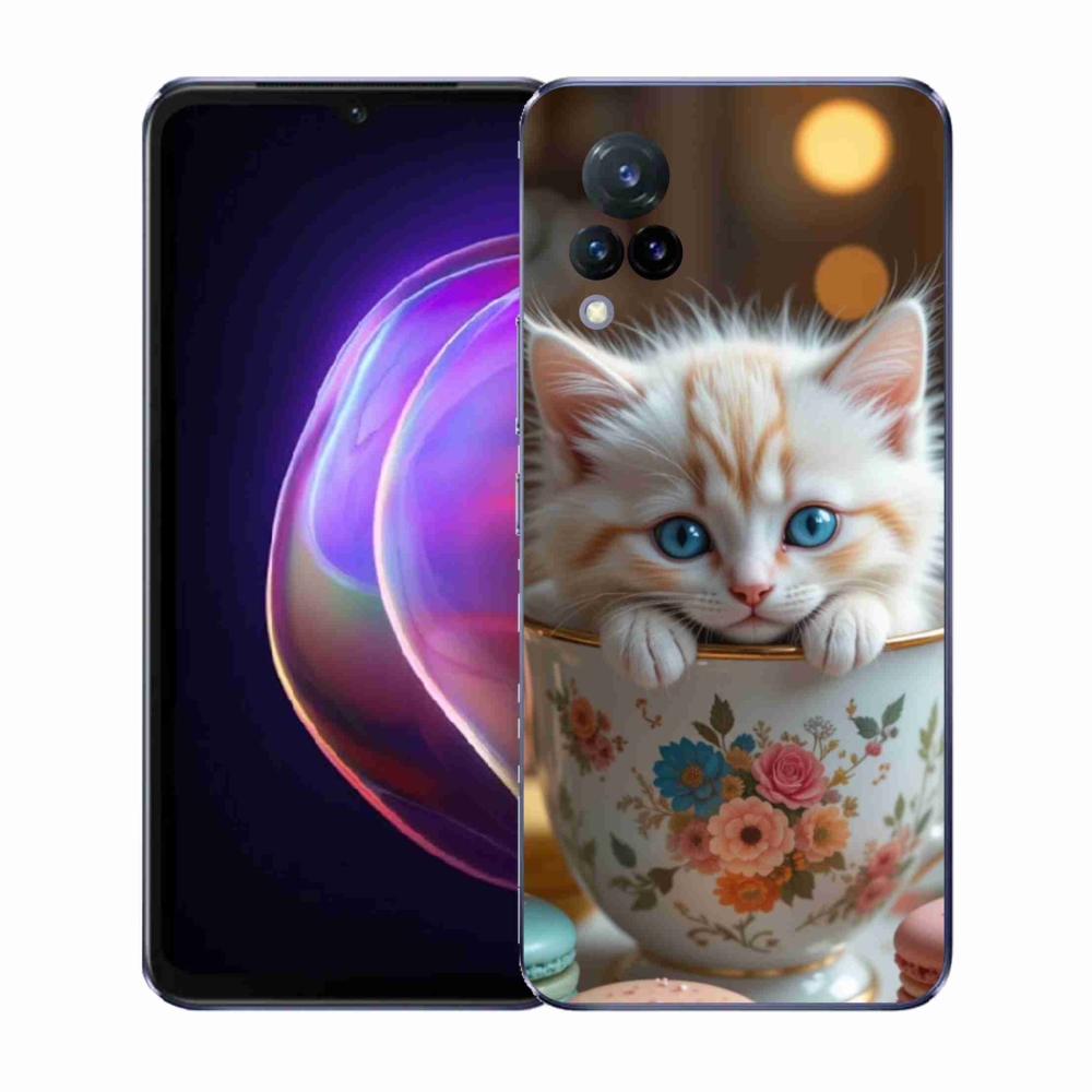 Gelový kryt mmCase na Vivo V21 4G/5G - roztomilé kotě 6