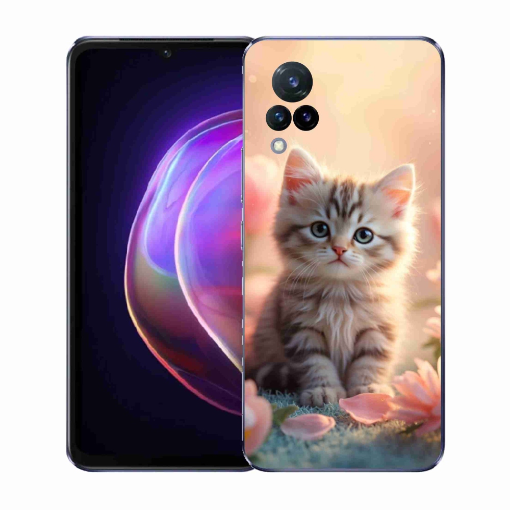 Gelový kryt mmCase na Vivo V21 4G/5G - roztomilé kotě 8