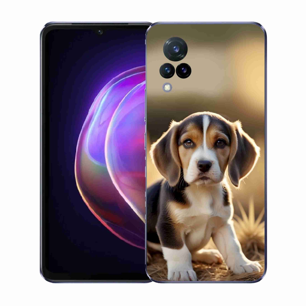 Gelový kryt mmCase na Vivo V21 4G/5G - roztomilý bígl