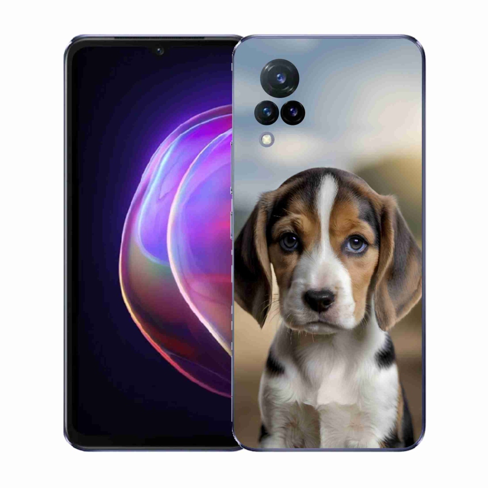 Gelový kryt mmCase na Vivo V21 4G/5G - roztomilý bígl