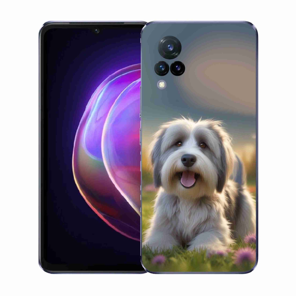 Gelový kryt mmCase na Vivo V21 4G/5G - roztomilý havanský psík