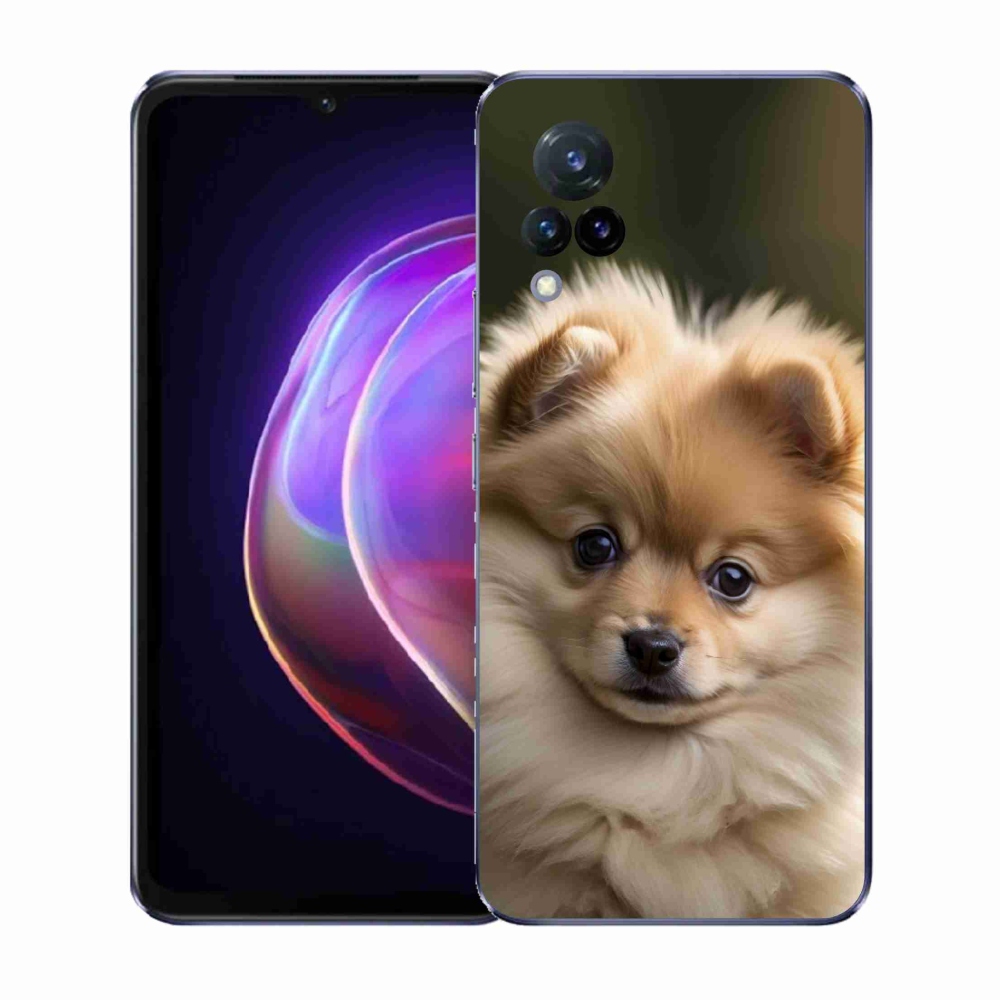 Gelový kryt mmCase na Vivo V21 4G/5G - roztomilý pomeranian 2