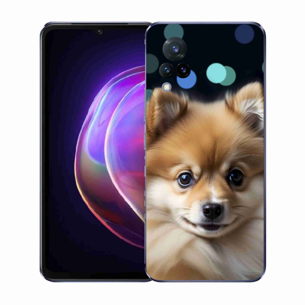 Gelový kryt mmCase na Vivo V21 4G/5G - roztomilý pomeranian