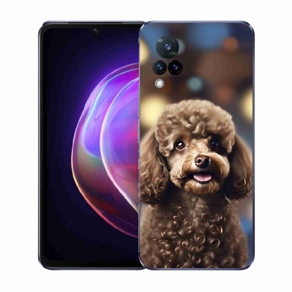 Gelový kryt mmCase na Vivo V21 4G/5G - roztomilý pudl