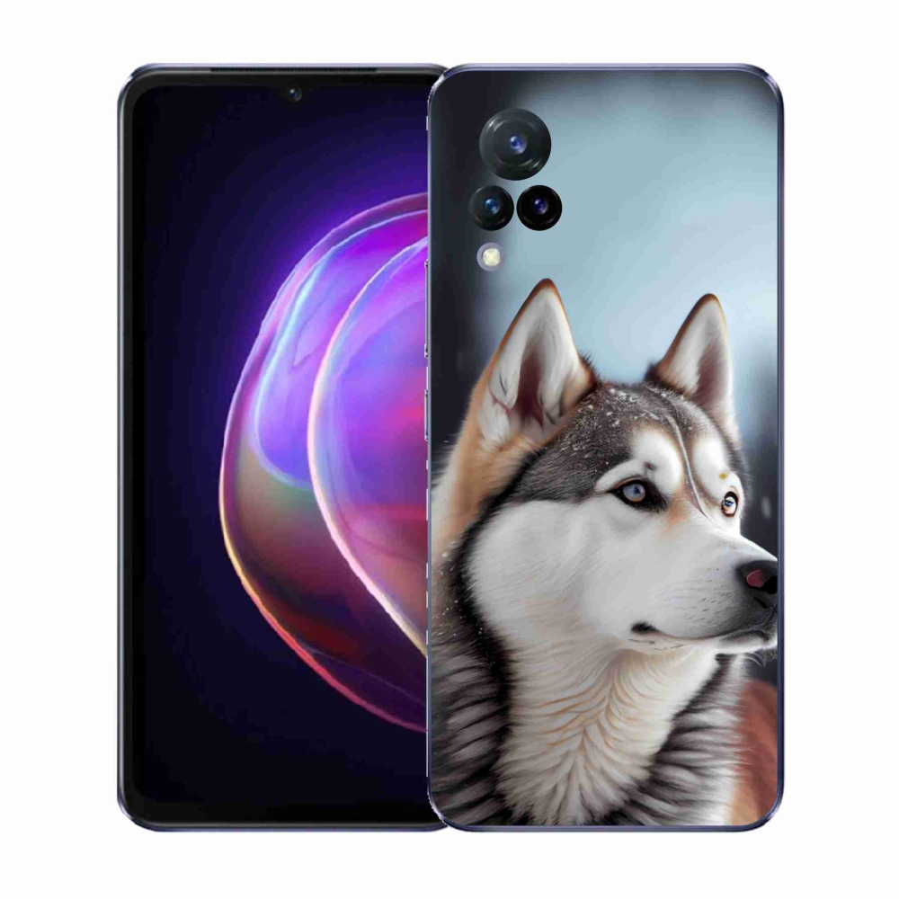 Gelový kryt mmCase na Vivo V21 4G/5G - sibiřský husky