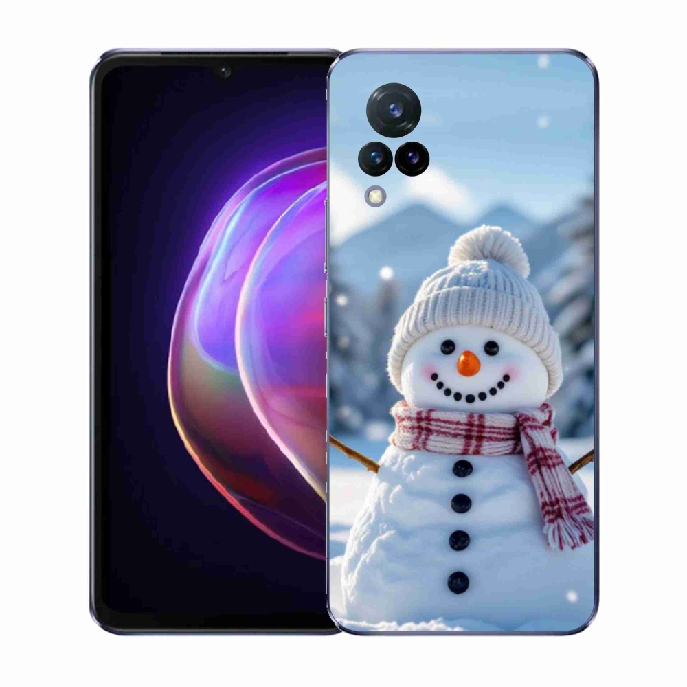 Gelový kryt mmCase na Vivo V21 4G/5G - sněhulák 3