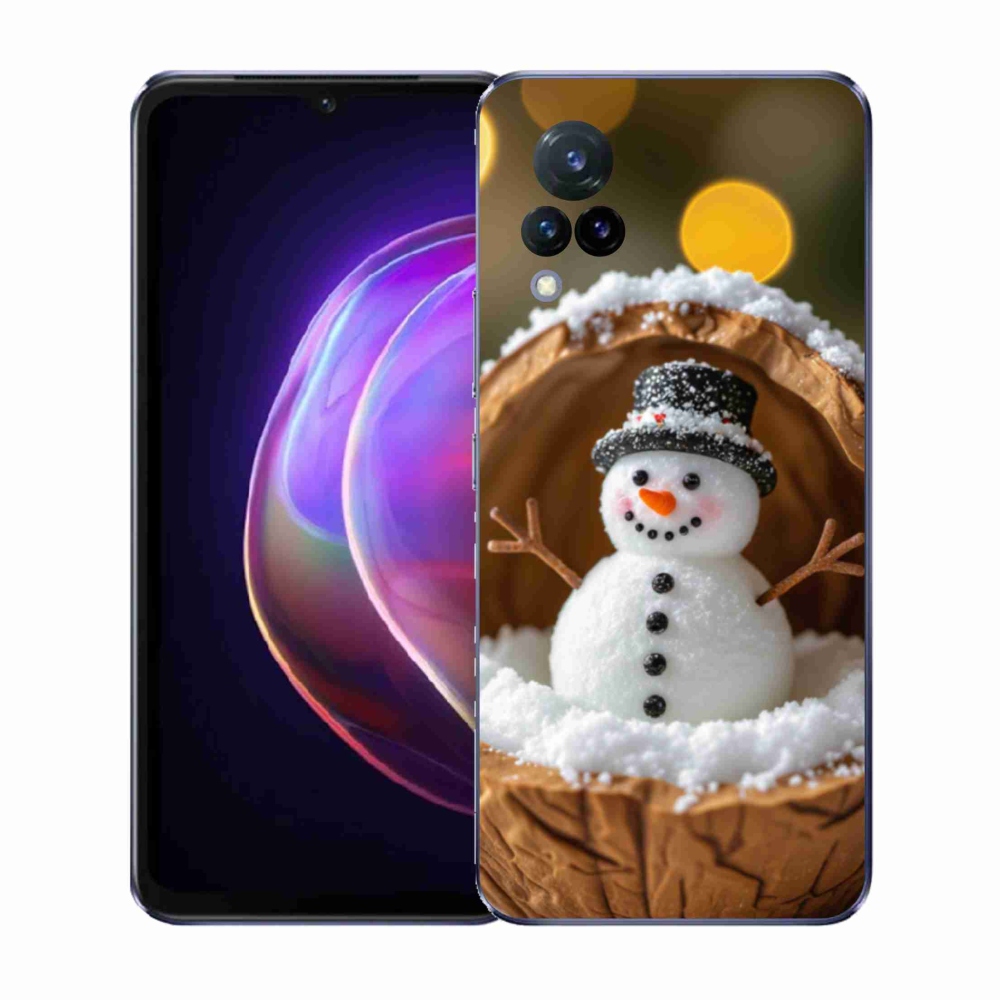 Gelový kryt mmCase na Vivo V21 4G/5G - sněhulák 4
