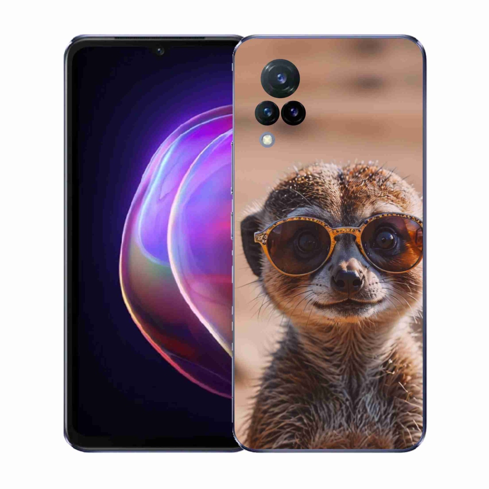 Gelový kryt mmCase na Vivo V21 4G/5G - stylová surikata