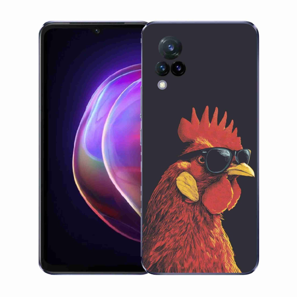 Gelový kryt mmCase na Vivo V21 4G/5G - stylový kohout