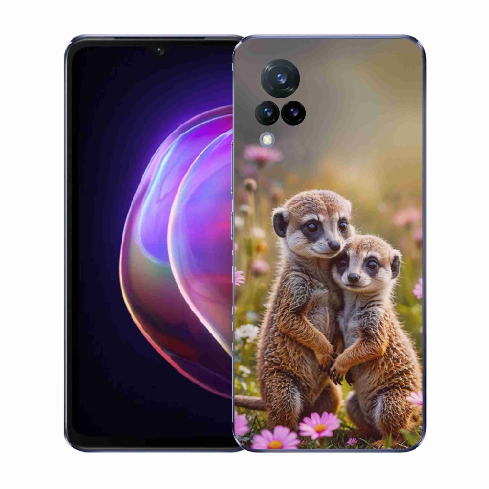 Gelový kryt mmCase na Vivo V21 4G/5G - surikatí duo