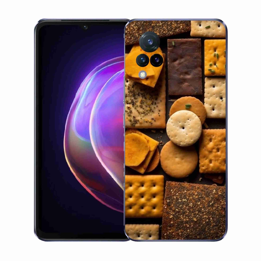 Gelový kryt mmCase na Vivo V21 4G/5G - sušenky