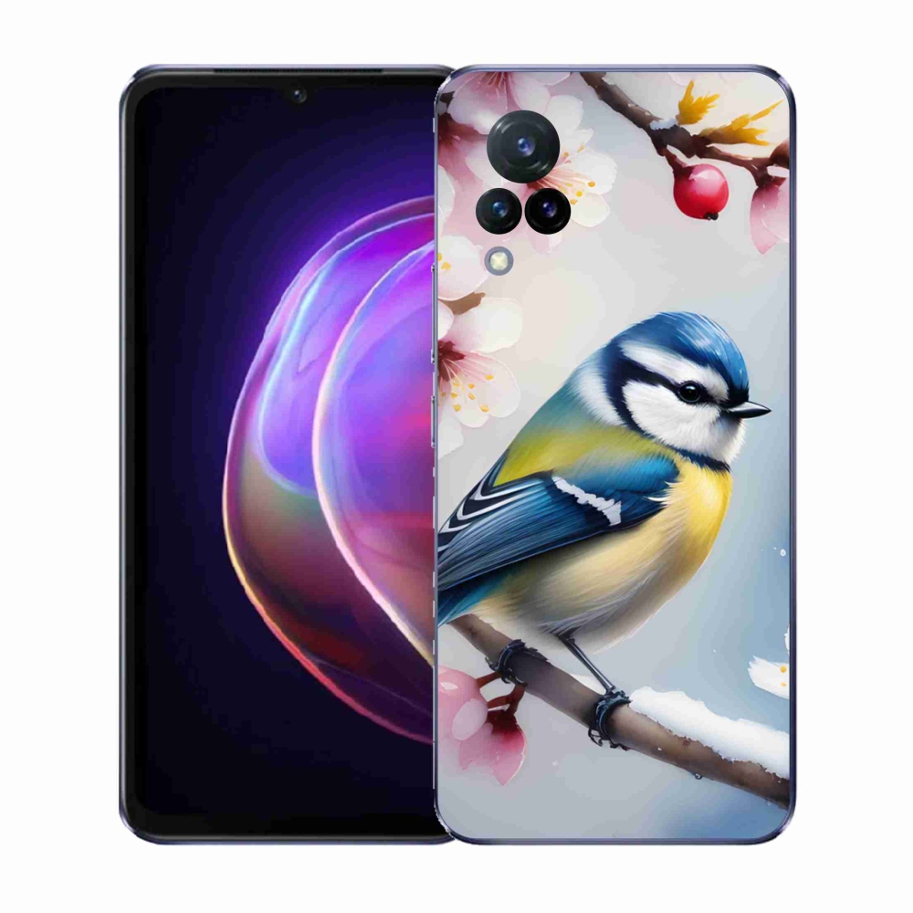 Gelový kryt mmCase na Vivo V21 4G/5G - sýkorka