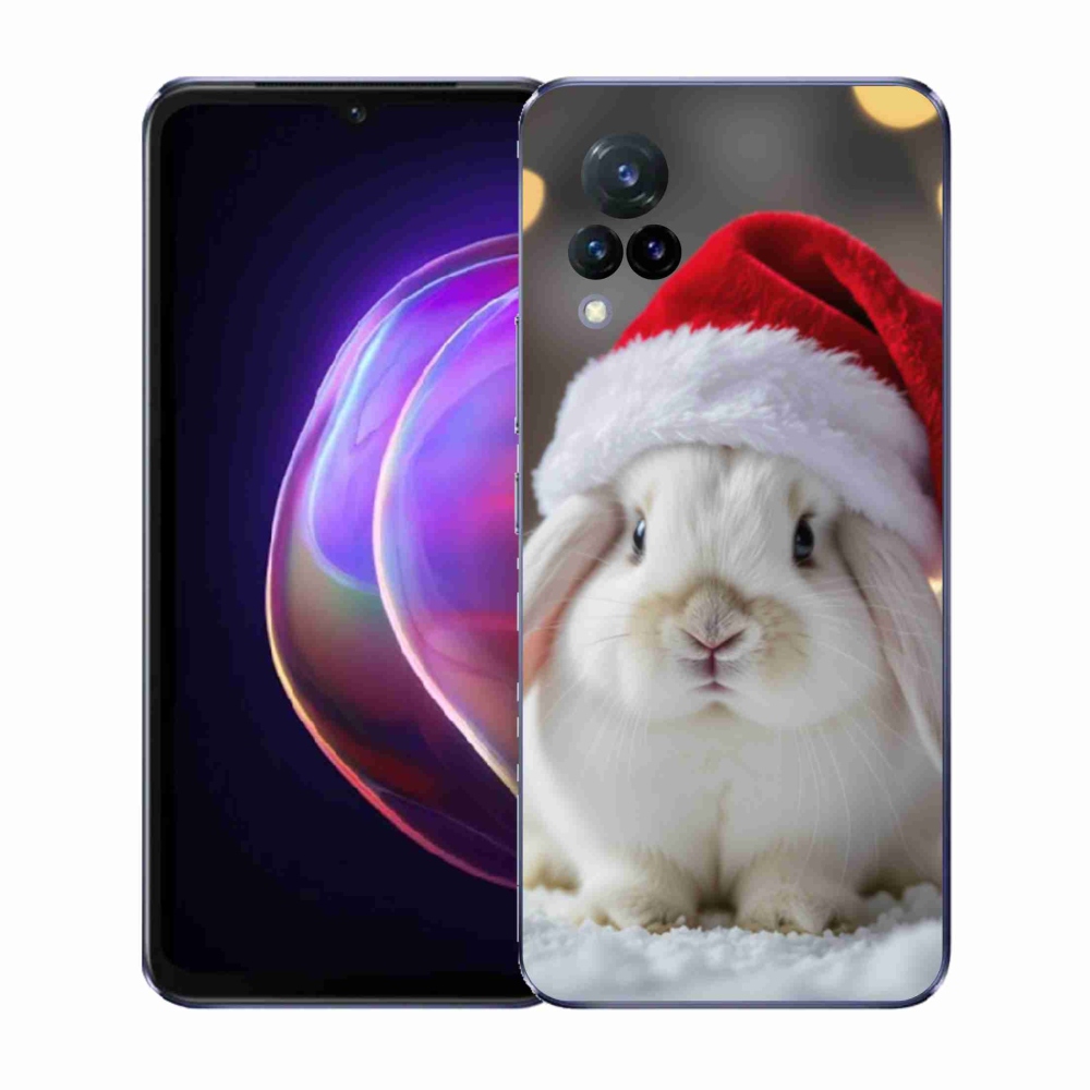 Gelový kryt mmCase na Vivo V21 4G/5G - vánoční králík