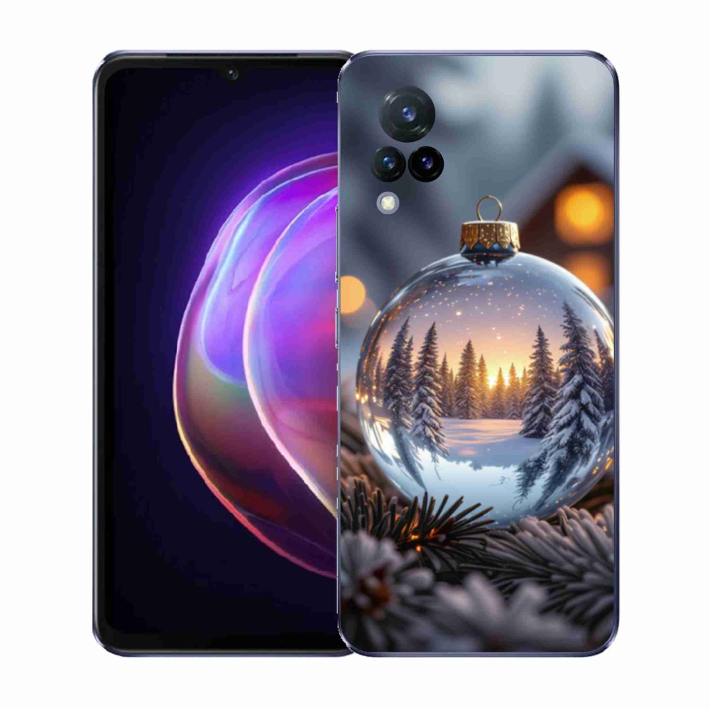 Gelový kryt mmCase na Vivo V21 4G/5G - vánoční ozdoba