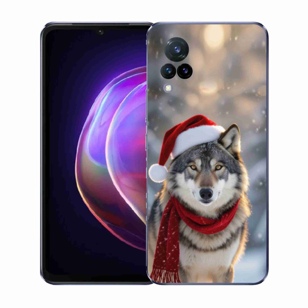 Gelový kryt mmCase na Vivo V21 4G/5G - vánoční vlk