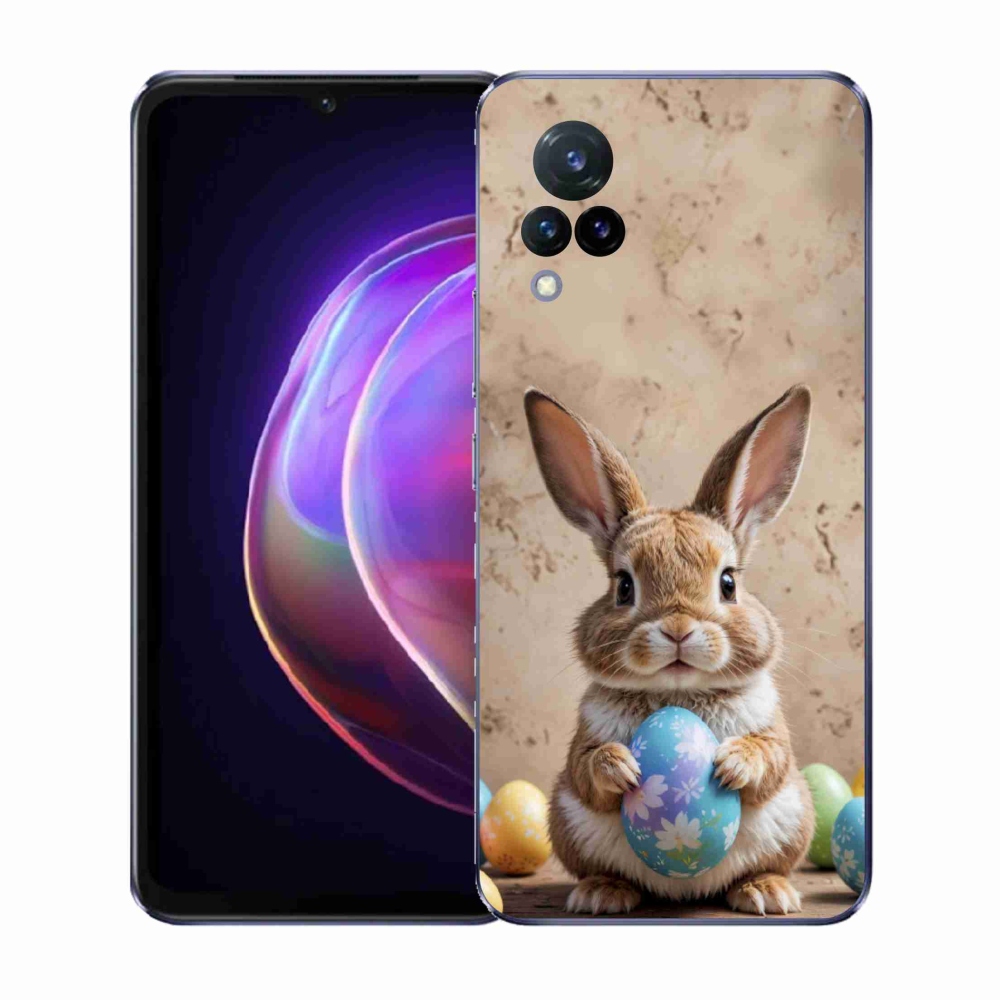 Gelový kryt mmCase na Vivo V21 4G/5G - velikonoční králíček