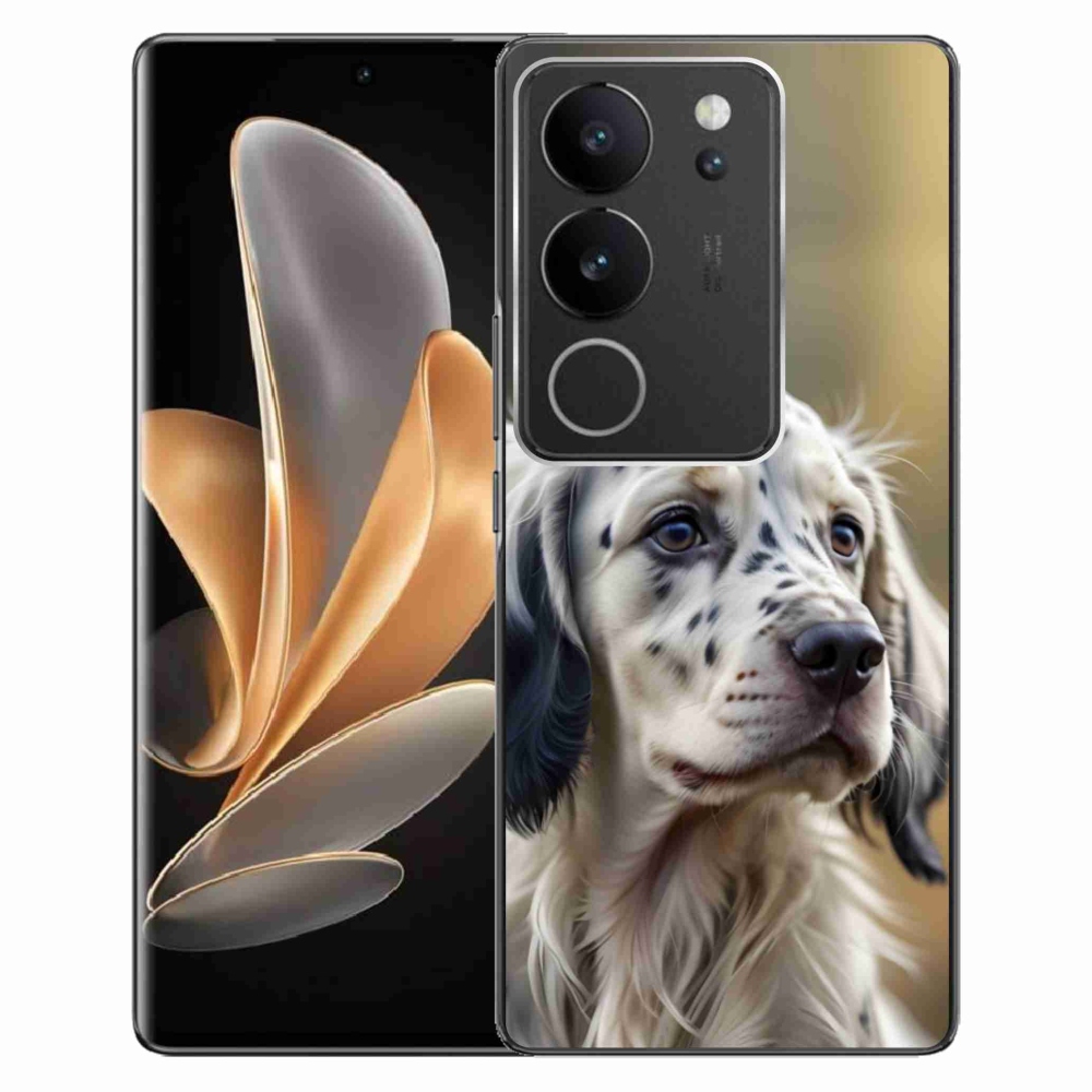 Gelový kryt mmCase na Vivo V29 5G - anglický setr