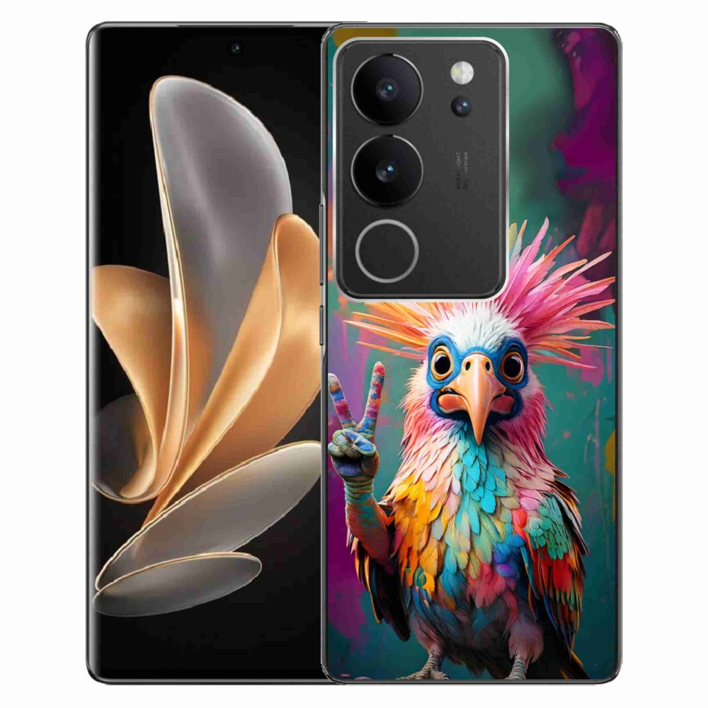 Gelový kryt mmCase na Vivo V29 5G - barevný rebel