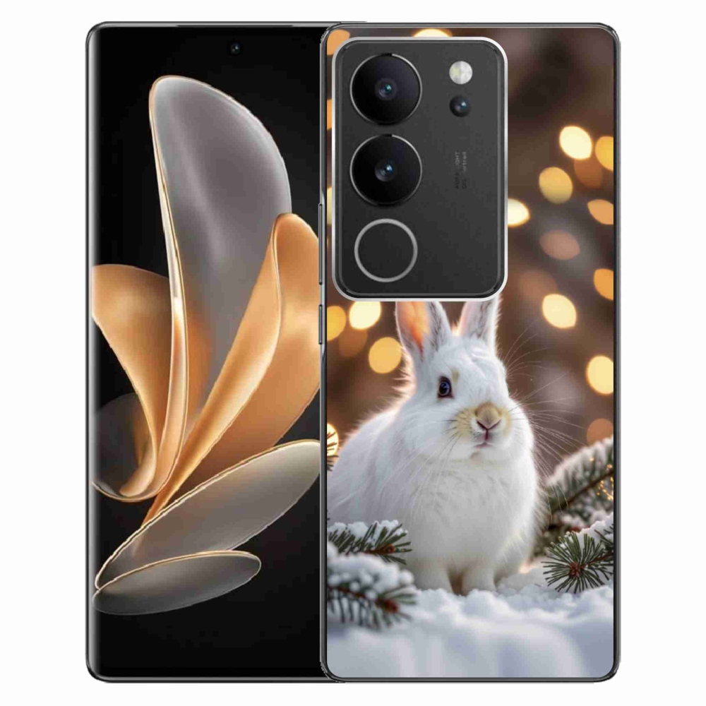 Gelový kryt mmCase na Vivo V29 5G - bílý zajíc