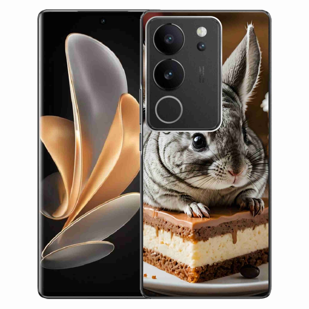 Gelový kryt mmCase na Vivo V29 5G - činčila