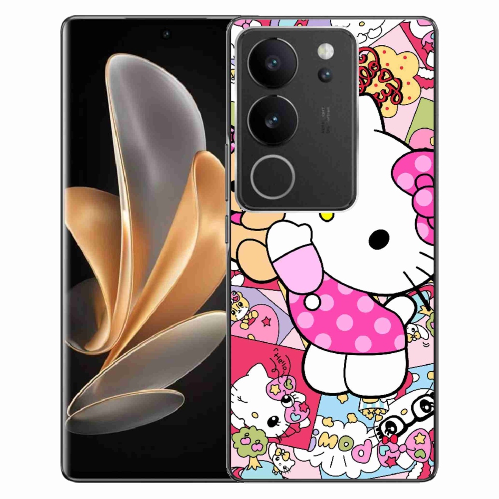 Gelový kryt mmCase na Vivo V29 5G - cute kitty