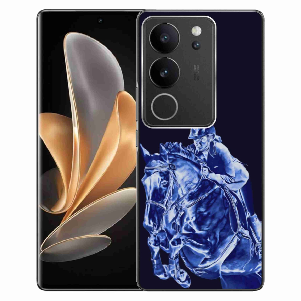 Gelový kryt mmCase na Vivo V29 5G - dostihový kůň