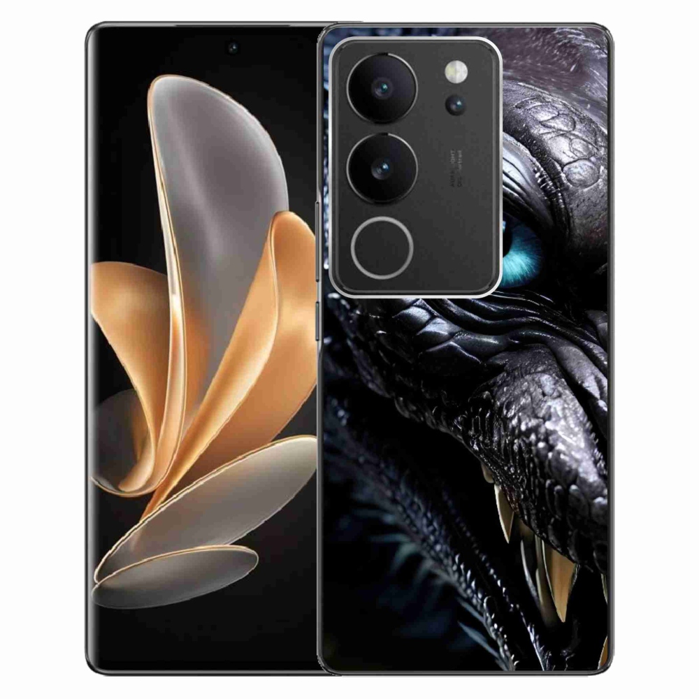 Gelový kryt mmCase na Vivo V29 5G - dračí pohled