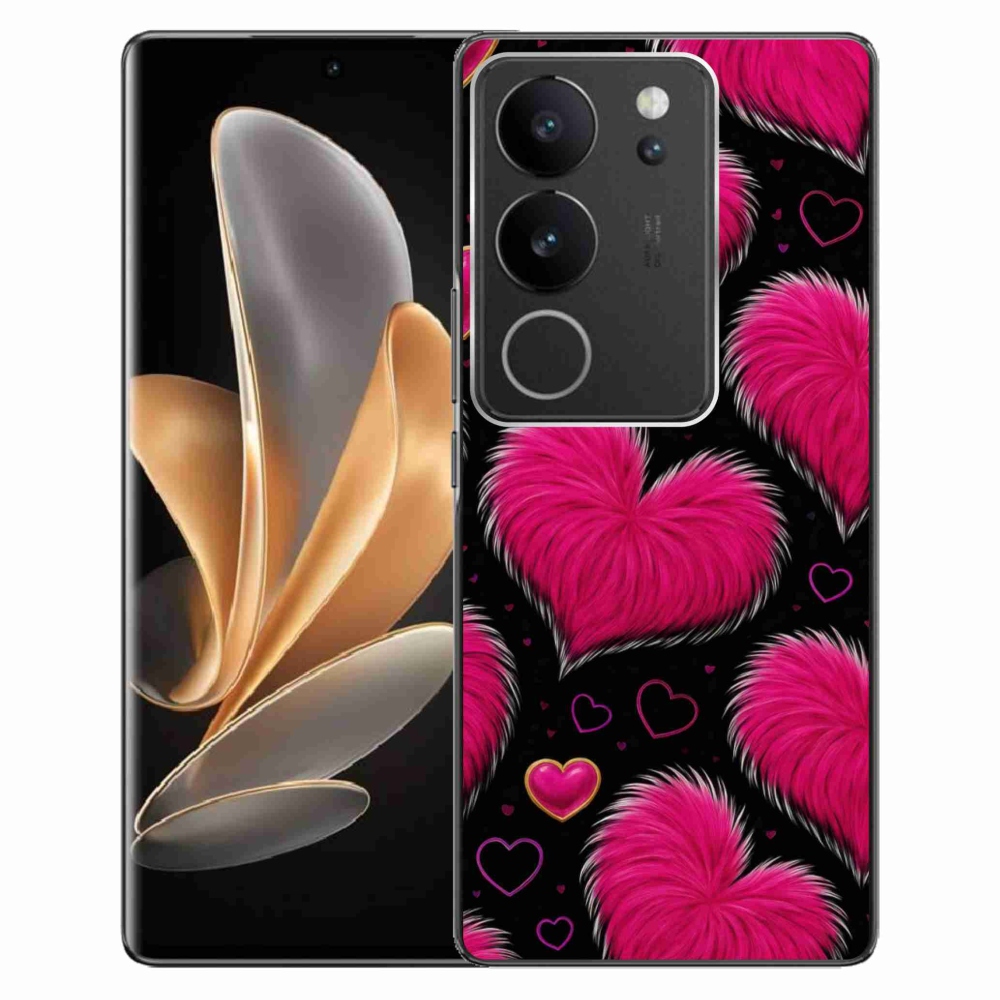 Gelový kryt mmCase na Vivo V29 5G - hebká srdce